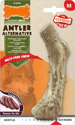 Immagine prodotto di Anello da dentizione per cani Nylabone Dura Chew Horn taglia L in nylon di cervo