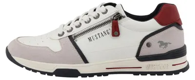 Produktbild von Mustang  Herrenschuhe sportlicher Schnürer Weiß Freizeit