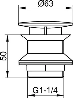 Produktbild von KEUCO 59904370000 Schaftv. G 1 1/4 Arm.-Zub. 59904