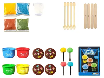 Produktbild von Wissenschaftsexperiment-Set, Kristallblumenherstellung, Bildungsspielzeug, 1 Set
