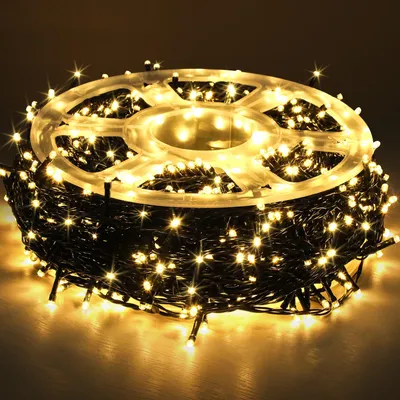 Obrázok produktu pre Faziango 50M LED rozprávkové svetlá 500LEDs 8 režimov s pamäťovou funkciou, vianočná strana Záhrada Prevádzka blikajúce hviezdy Efekt dekorácie Teplá biela