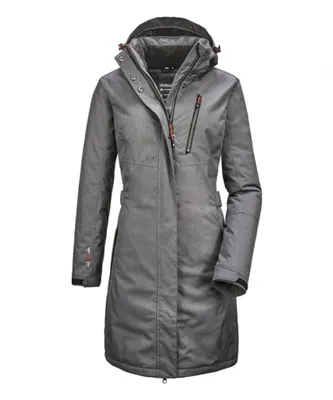 Produktbild von Killtec Damen Funktionsparka Mit Abzippbarer Kapuze Alisi, anthrazit, 38, 32730-