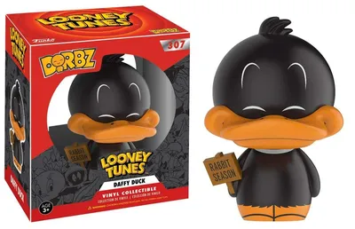 Produktbild von Funko 13379 Dorbz: Looney Tunes: Daffy Duck (Wabbit Season), Actionfigur