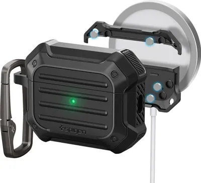 Obrázok produktu pre Spigen ACS05480, Puzdro, Polykarbonát, Termoplastický polyuretán (TPU), Čierna