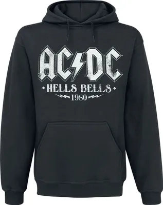 Produktbild von AC/DC Kapuzenpullover Herren Hells Bells 1980 schwarz XXL