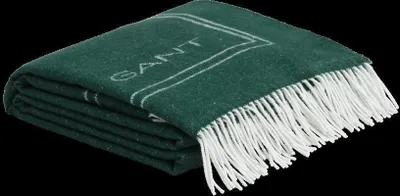 Produktbild von Gant Logo Decke Farbe TARTAN GREEN Größe 130x180cm