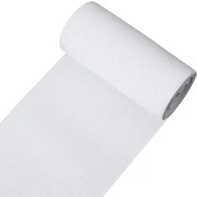 Elastikband weiß 3 m × 120 mm – dehnbar, für Nähprojekte