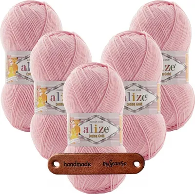 Produktbild von 5 x ALIZE Baumwolle Gold 638 mit Label