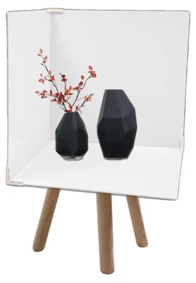 Produktbild von Fotohintergrund, 60 cm x 60 cm, Dicke 5 mm, quadratische Form, PVC-Material, Set von 3