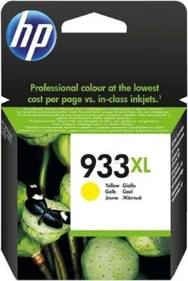 Produktbild von Original HP CN 056 AE / 933XL Tintenpatrone gelb, 825 Seiten, 1,63 Cent pro Seite, Inhalt: 8 ml - ersetzt HP CN056AE / 933XL Druckerpatrone