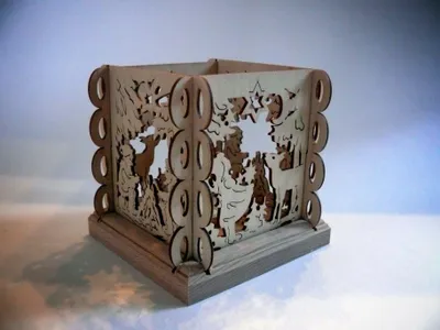 Obrázek produktu pro Držák na čajovou svíčku Sterntaler (D/H/D):11,5cmx11,5cmx11,5cm NOVINKA