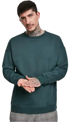 Zdjęcie produktu dla Męska bluza Urban Classics Sweat Crewneck w kolorze butelkowej zieleni – rozmiar M