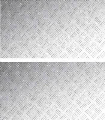 Produktbild von vidaXL Treppe Tritt Rechtwinklig 2 pcs Silber 90 x 50 cm Aluminium
