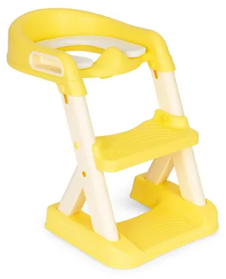 Produktbild von ECOTOYS HA-P23S Kinder-Toilettensitz mit Stufen, gelb