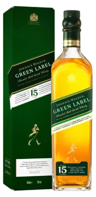 Produktbild von Johnnie Walker Green Label 15 Years Blended Scotch Whisky 43% Vol. 0.7L