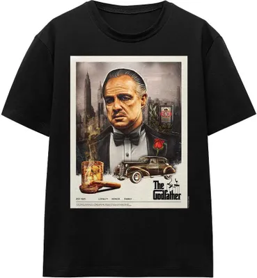 Produktbild von The Godfather - T-Shirt für Herren/Damen Uni TV15737 (XXL) (Schwarz)