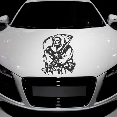 Produktbild von Aufkleber - Autoaufkleber "Fear me" 60cm x 50cm schwarz - Tuning Carystyling Heckscheibe Auto