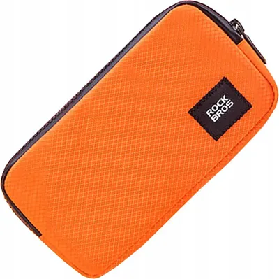 Imagen del producto de Bolsa para bicicleta Rockbros 30990043004, para teléfono, llaves, cartera, 0.15 L - Naranja