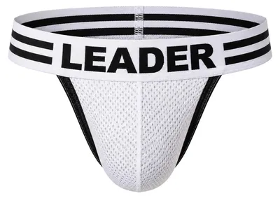 Imagen del producto de LEADER - Ropa Interior Tanga Hombre - Loaded Thong White - 1x Tamaño S