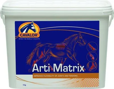 Zdjęcie produktu dla Cavalor Arti matrix 2 kg wiadro MSM glukozamina na problemy ze stawami problemy z kopytami