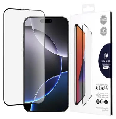 Obrázok produktu pre Dux Ducis Tempered Glass – tvrdené sklo na iPhone 16 Pro Max – čierny rámik