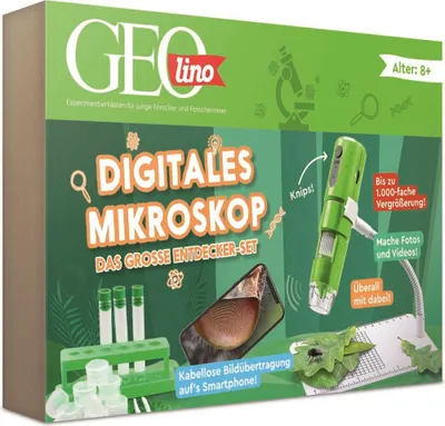 Obrázek produktu pro Franzis Verlag Experimentierkasten GEOLINO Digitales Mikroskop Deutsch