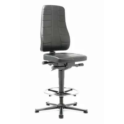 Produktbild von bimos Arbeitsdrehstuhl All-In-One schwarz Kunstleder