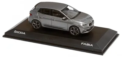 Zdjęcie produktu dla Skoda 6VA099300F7C Fabia A07, modelka samochodowa, skala 1:43, kolor: grafitowy