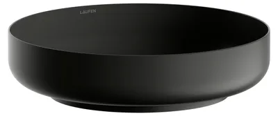 Image de LAUFEN SONDO Cuvette de lavabo, ronde, sans trou pour robinet, sans trop-plein, 400x400x102mm, H512SO47161121
