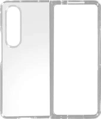Image de Avizar, Samsung Galaxy Z Fold4 Housse de protection rigide ultra-mince, Transparent