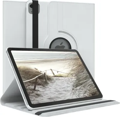 Produktbild von EAZY CASE - Tablet Hülle für Apple iPad Air 11 (2024) Schutzhülle, Tablet Case 360° drehbar in Weiß