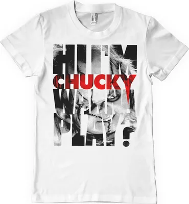 Produktbild von Chucky - Wanna Play Cutout T-Shirt - White - Small