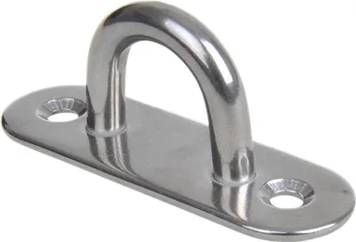 Productafbeelding van Oogplaat. 80x25 mm. A4 roestvast staal AISI 316