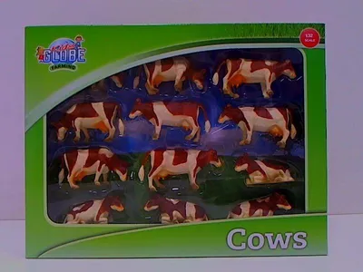 Image de Vaches 12pcs brunes et blanches 571968 81000
