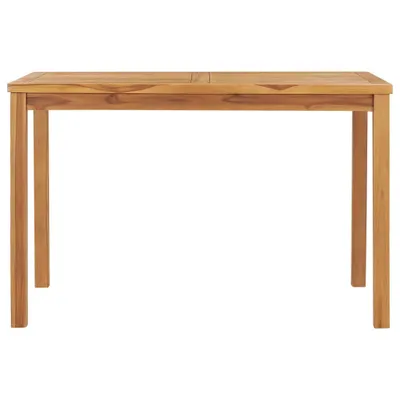 Produktbild von vidaXL Zahradní jídelní stůl 120x70x77 cm z masivního teakového dřeva
