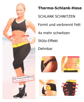 Produktbild von SmartTex Thermo-Schlank-Hose Sporthose Trainingshose Trainingsersatz Schwitzhose