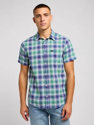 Produktbild von Lee Button Down Kurzarmhemd Grün M Mann Grün M