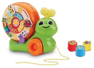 Zdjęcie produktu dla VTech Baby Rolpret Vormenslak, 1 lat(a), Brzmienie, Funkcja mówienia, Wymagane baterie, AAA, Plastik
