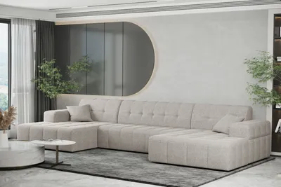Produktbild von Kaiser Möbel Ecksofa U-form Sofa U-form NIMES Stoff Verita Beige