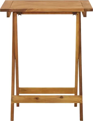Image de vidaXL Table de jardin pliante 60x60x75 cm en bois massif d'acacia