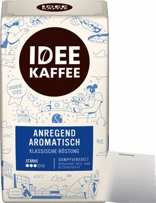 Produktbild von Filterkaffee Idee Kaffee Classic (500g Packung) + usy Block