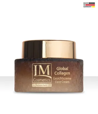Produktbild von Genius IMC Global Collagen Gesichtscreme 50ml - Gesichtspflege mit pflanzlichem Kollagen, Feuchtigkeitscreme gegen Falten -Dr. Michaela Fuchs
