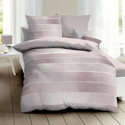 Produktbild von Kaeppel Mako-Satin Bettwäsche Timeless 135x200 cm + 80x80 cm rose