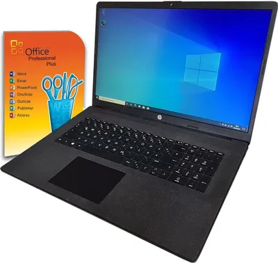 Produktbild von Schneller HP 17,3" Office Laptop – Intel Quad-Core, 16GB RAM, 1TB SSD – Windows 11 Pro & MS Office 2021