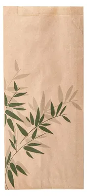 Sandwich-Tüten, fettdichtes Pergament, natur, 12+4x26 cm