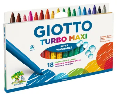 Produktbild von Filzstifte GIOTTO Turbo Maxi 18er, LYRA
