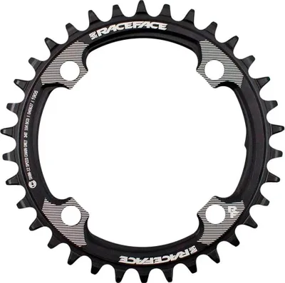 Produktbild von Race Face Kettenblatt, 104BCD, 4-Loch, 32 Z., Shimano 12-fach, black