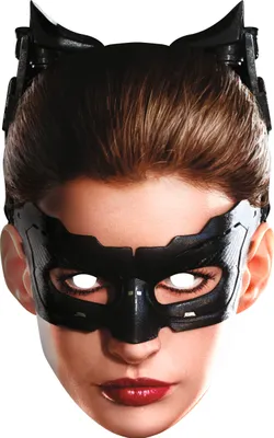 Produktbild von Catwoman Pappmaske - Fasching Karneval Kostüm