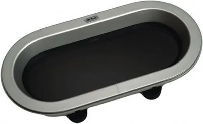 Obrázek produktu pro Gebo kulatý pevný průzor z hliníku, 375 x 175 mm