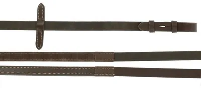 Produktbild von NORTON PRO Zügel Hunter 16 mm in havana und schwarz, Farbe:havana, Größe:Warmblutgröße